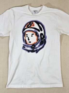 Billionaire Boys Club White Graphic Tee - Astronaut Logo